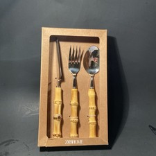 Zara- Home Set Posate Bambù 3