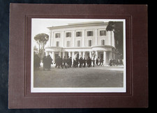 ROMA VILLA TORLONIA RESIDENZA MUSSOLINI MANIFESTAZIONE FASCIO FASCISMO 1925