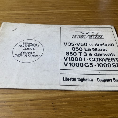 Libretto tagliandi moto - libretto,