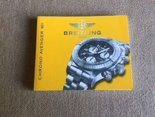 Libretto Booklet Breitling Chrono Avenger M1