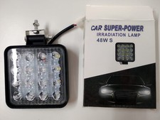 Faro faretto opzionale 16 led auto barca 12V 48W 