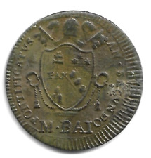 STATO PONTIFICIO PAPA PIO VII MEZZO BAIOCCO 1802