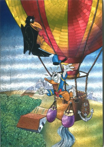 Donald duck air balloon - donald,