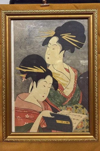 Kitagawa utamaro xilografia - kitagawa,
