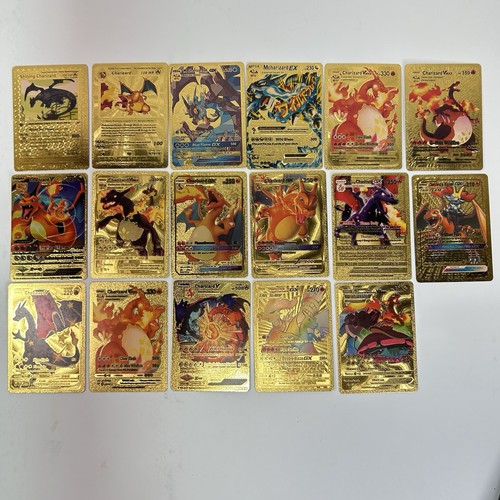 Pokemon charizard gold foil - charizard,