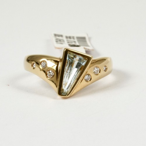 Anello designer oro - anello, in