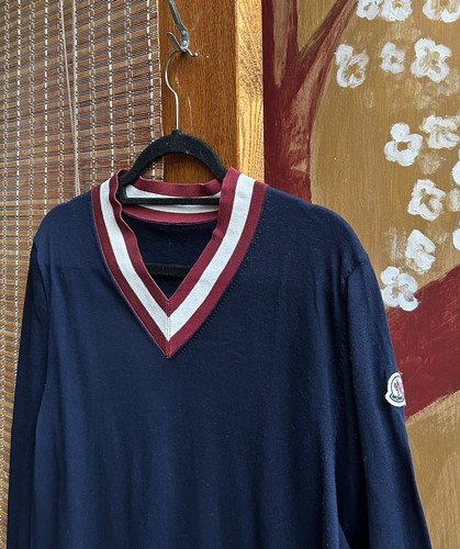 Moncler maglia tricot scollo - scollo, a