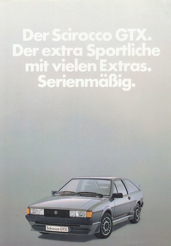 Volkswagen scirocco gtx ii - vw,
