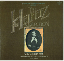 The Heifetz Collection Volume 1 1917-194 / The Complete Acoustic Recordings - LP