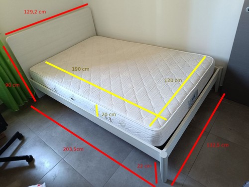 Letto una piazza - e, con