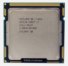 Processore CPU Intel Core i7-860 2,8 GHz SLBJJ quad-core LGA 1156 socket H