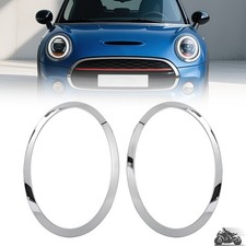 2pcs Headlight Trim Ring Bezel