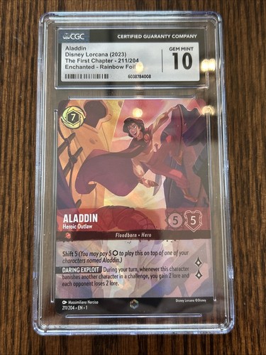 Gemma cgc mint aladino - cgc, 🔥