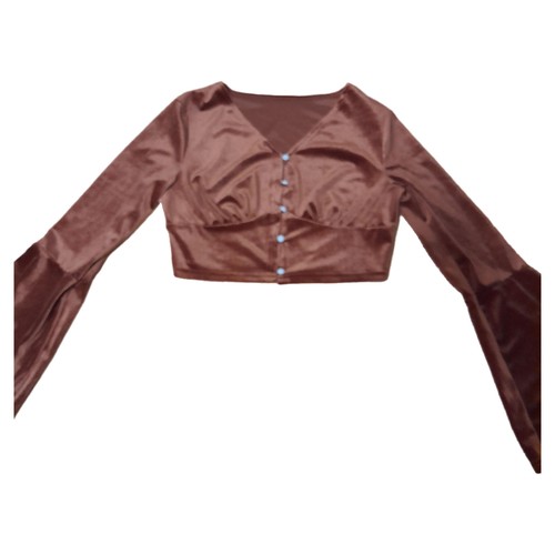 Romwe maglia donna marrone - romwe,