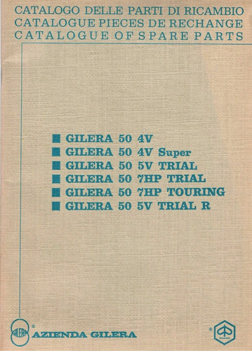 Gilera catalogo delle - gilera,