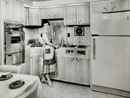 Foto vintage casalinga cucina