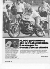 advertising TEST MOTO BENELLI 750 6 CILINDRI 1977- KIT  TRASFORMAZIONE RAVASIO