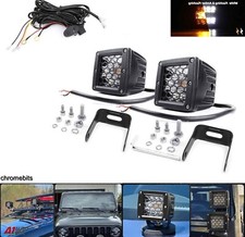 Coppia LED Ambra Bianco