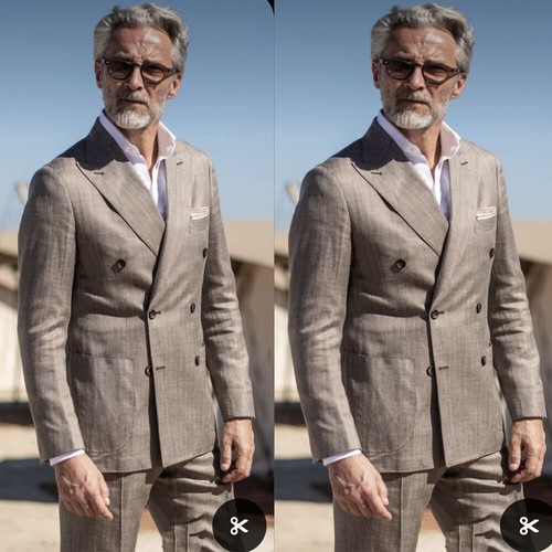 Tuta uomo lino cotone