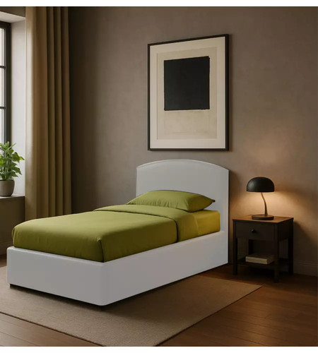 Letto singolo con contenitore