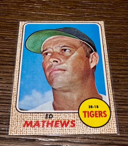 1968 topps mathews - topps,
