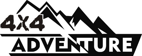 Adesivo adventure 4x4 20x8 - adventure, cm