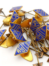 ASITE LOTTO DISTINTIVI SMALTATI E SPILLE