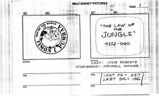 LION KING Timon Pumbaa Disney Produzione Storyboard Copia LOTTO Ep 10 1995 cpy2-Pt1