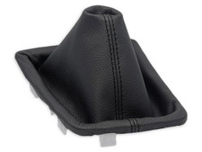 PER RENAULT SCENIC IV 2016-2022 CUFFIA LEVA CAMBIO PELLE NERA