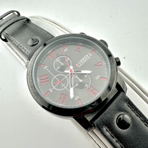 Curren mens watch 45mm black - watch,