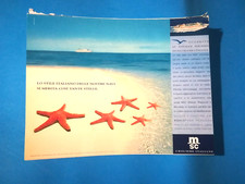 RITAGLIO DI GIORNALE CLIPPING PUBBLICITA' MSC CROCIERE DA COLLEZIONE - (141)