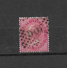 REGNO D'ITALIA 1865- EFFIGIE VITTORIO EMANUELE III   ANNULLO NUMERALE A PUNTI