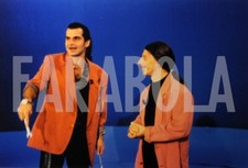 Foto Vintage Tv Mai dire gol 1996 Piero Pelù e Giovanni Storti stampa 20x30 cm
