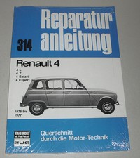 Manuale Di Riparazione Renault 4 / R4 L / TL / Safari / Export, Dal 1976