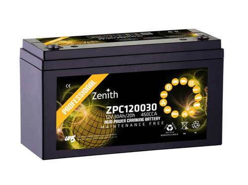 Zenith zpc120030 30a 12v agm - zpc120030,