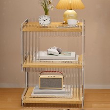 Tavolino laterale in acrilico