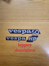 Set Tre targhette vespa 50 Hp
