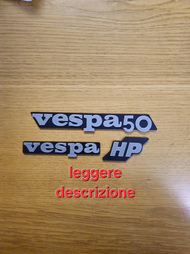 Set tre targhette vespa hp - targhette,