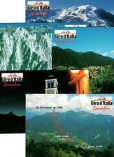 fm 42 Ciclismo - 2011 GIRO D'ITALIA - Tappa Zoncolan - 5 cartoline FG - non VG