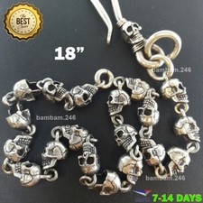 Portafoglio uomo biker argento