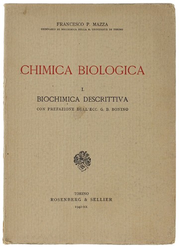 Chimica biologica - chimica,