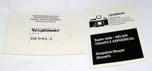 Voigtlander bessa camera - bessa-l, &