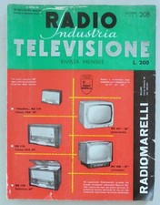 RADIO INDUSTRIA Televisione - 1956 - n. 208 -Radio Allocchio Bacchini TV