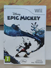 Epic Mickey Gioco Nintendo Wii Francese Multilingua con Inglese e Olandese Usato