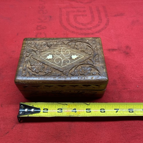 Scatola legno intagliato - intagliato, a
