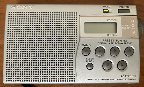 Sony icf m260 radio orologio - icf-m260,