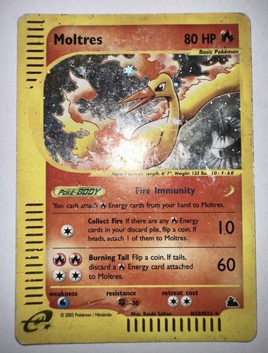 Pokemon tcg moltres h20 - moltres, h20/h32