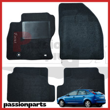 TAPPETI FORD FOCUS DAL 2004 AL 2011 IN MOQUETTE CON RICAMO E 2 FISSAGGI SET 4PZ