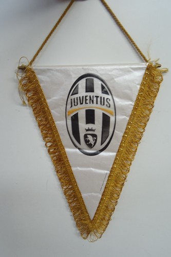 Gagliardetto juventus con tre - gagliardetto,