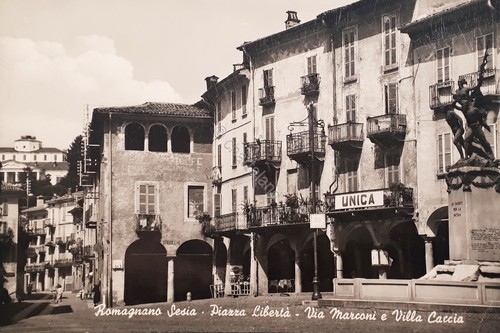 Cartolina romagnano sesia - sesia,